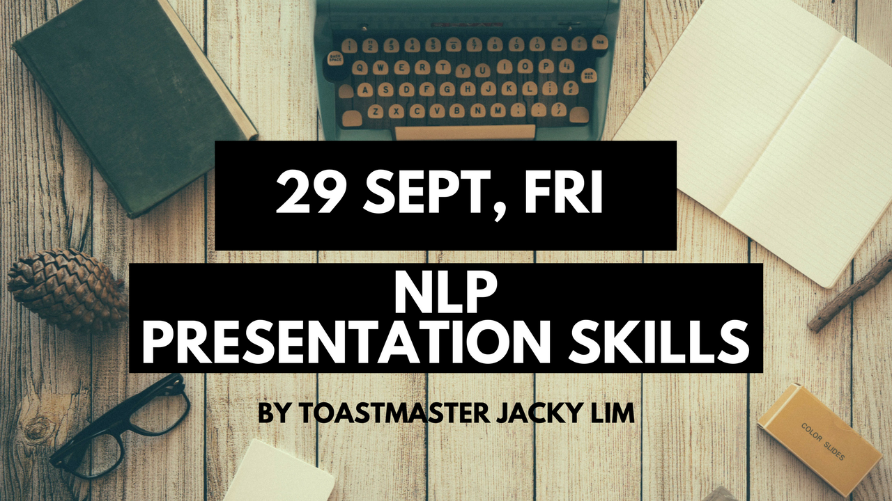 NLP Presentation Skills – Banner 2 (29 September 2017)
