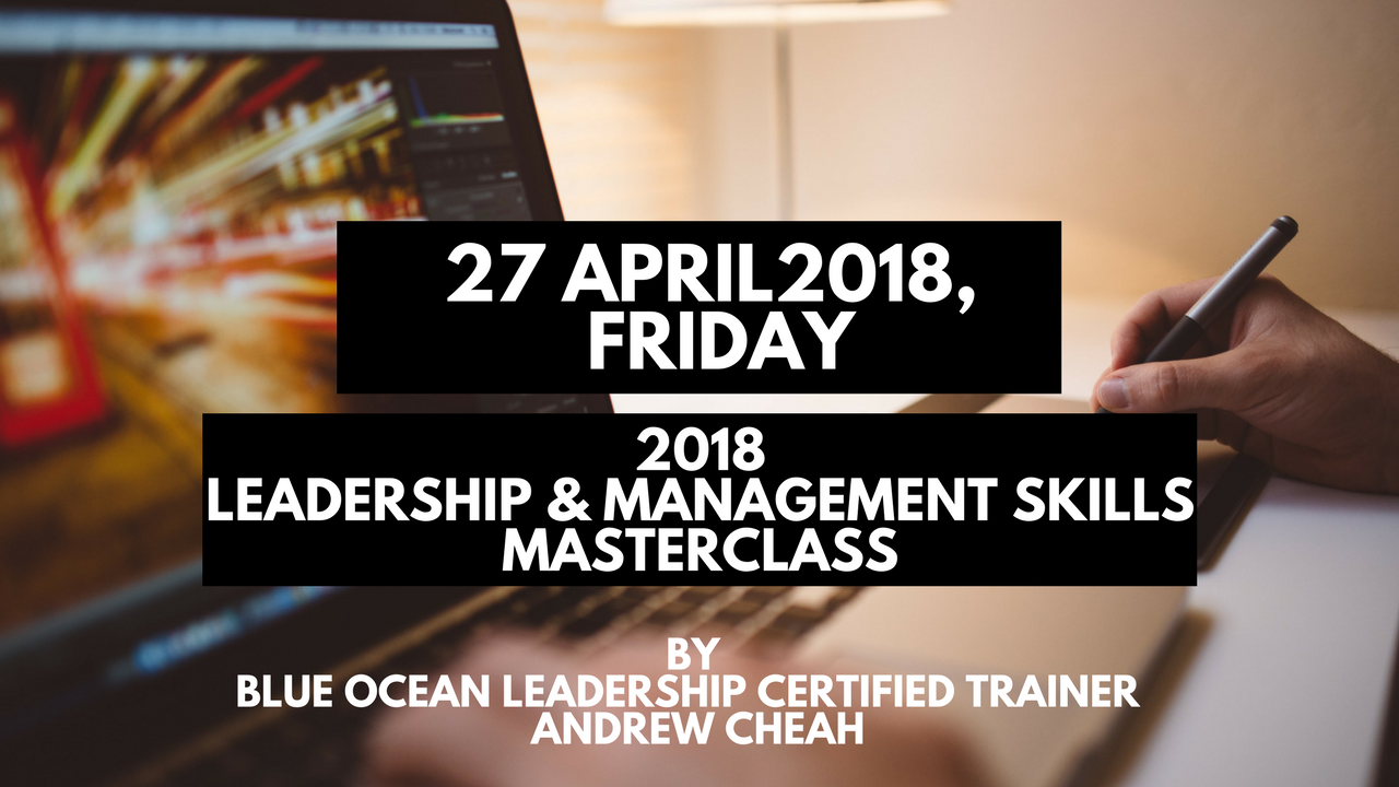 Event Banner – Leadership and Management Skills Masterclass (27 April 2018)