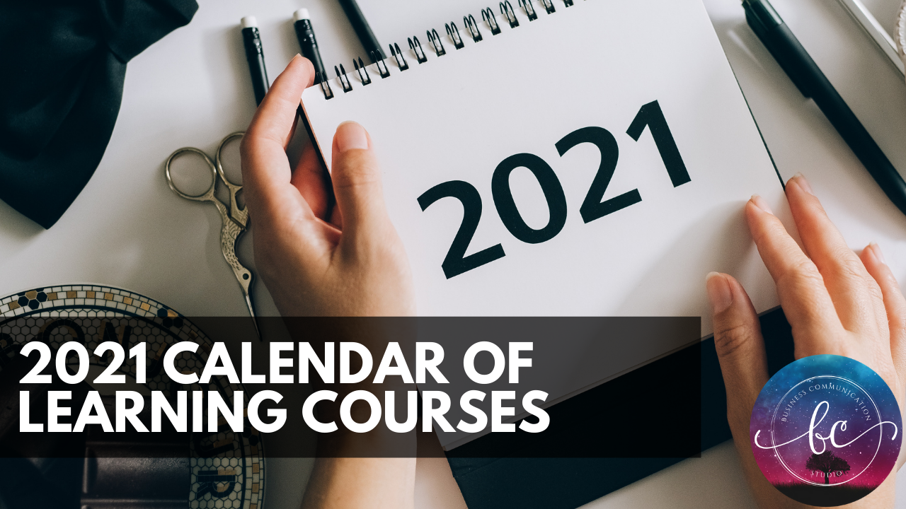 New Event Banner – 2021 Calendar of Learning Courses